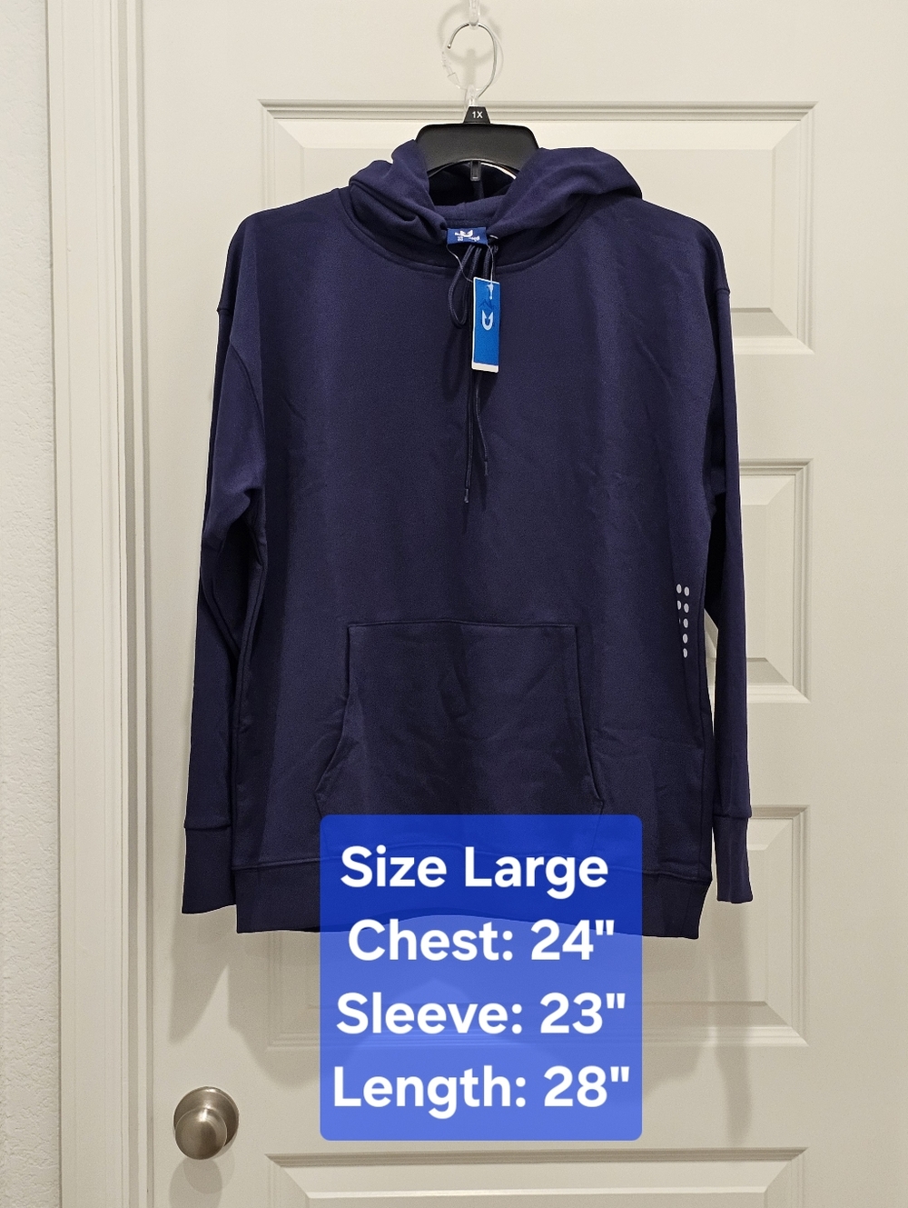 NWT Men's Northyard Athletic Pullover Hoodie - Navy Blue - Size Large